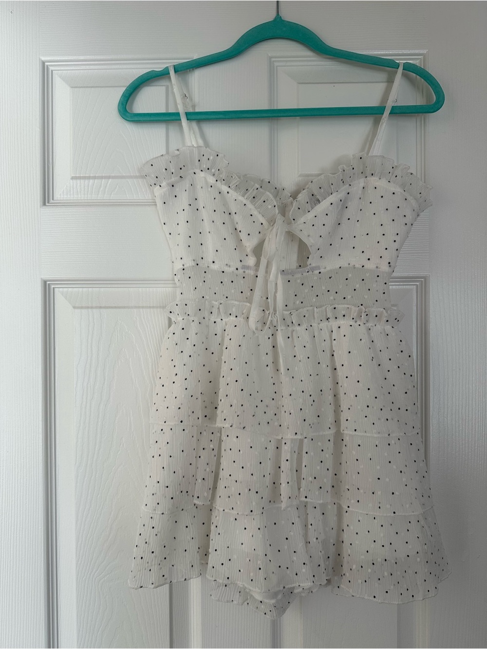 Polka dot romper - Small